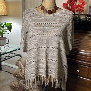 Cato Summer Lightweight Knit Top in Gorgeous Tan | Linen Color 🐌